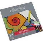 Cretacolor Pastellkreiden Pastelcarré, sortiert, 24er Metalletui