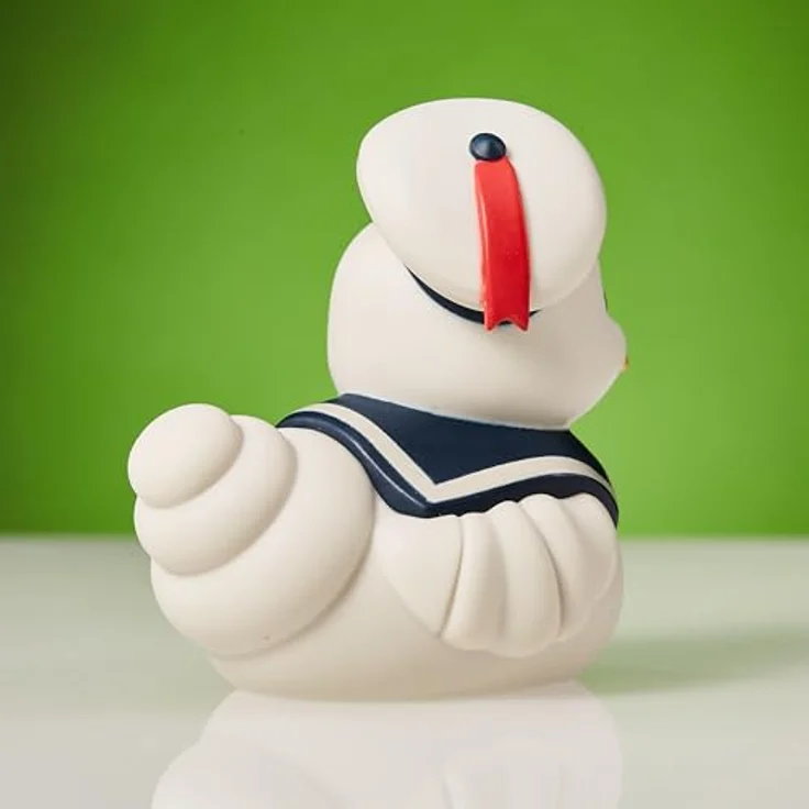 TUBBZ Mini: Ghostbusters - Stay Puft Cosplaying Rubber Duck, 5 cm große Sammelfigur mit Ghostbusters-Logo, offiziell lizenziert – Bild 4