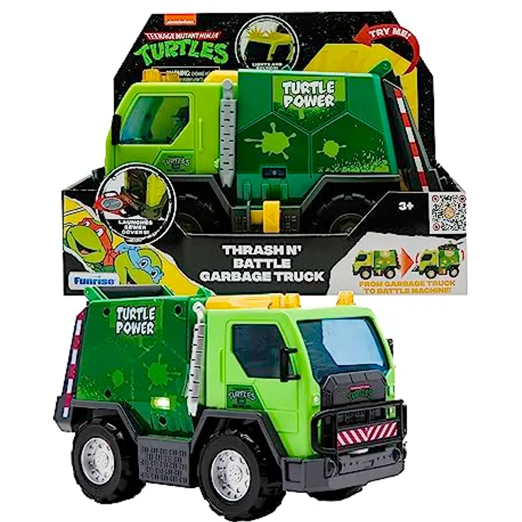 Teenage Mutant Ninja Turtles Thrash N' Battle Müllwagen, Lichter und Geräusche, ab 3 Jahren