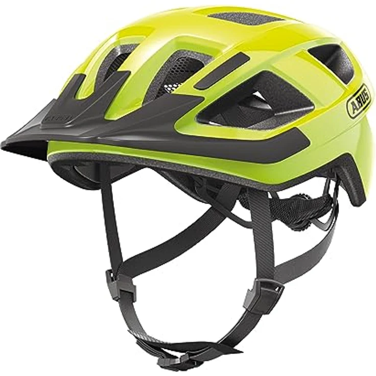 ABUS Fahrradhelm Aduro 3.0 – Sportiver City-Helm für Damen und Herren – Gelb, Größe S – Bild 5