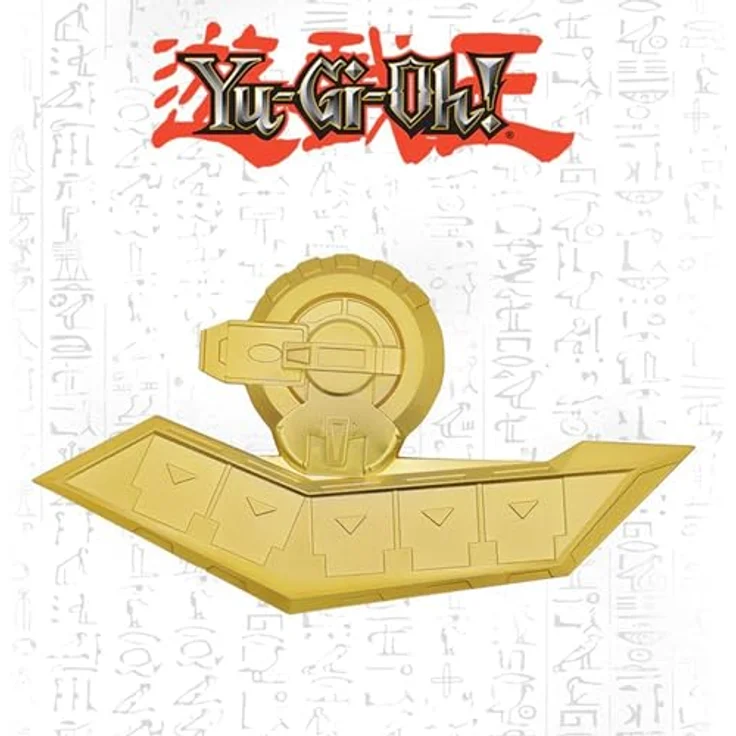 Fanatic Yu-Yu-Gi-Oh! 24K Gold Plated Duel Disk Mini Replica, 18 cm, limitierte Edition mit Ständer (1.996 Stück) – Bild 8
