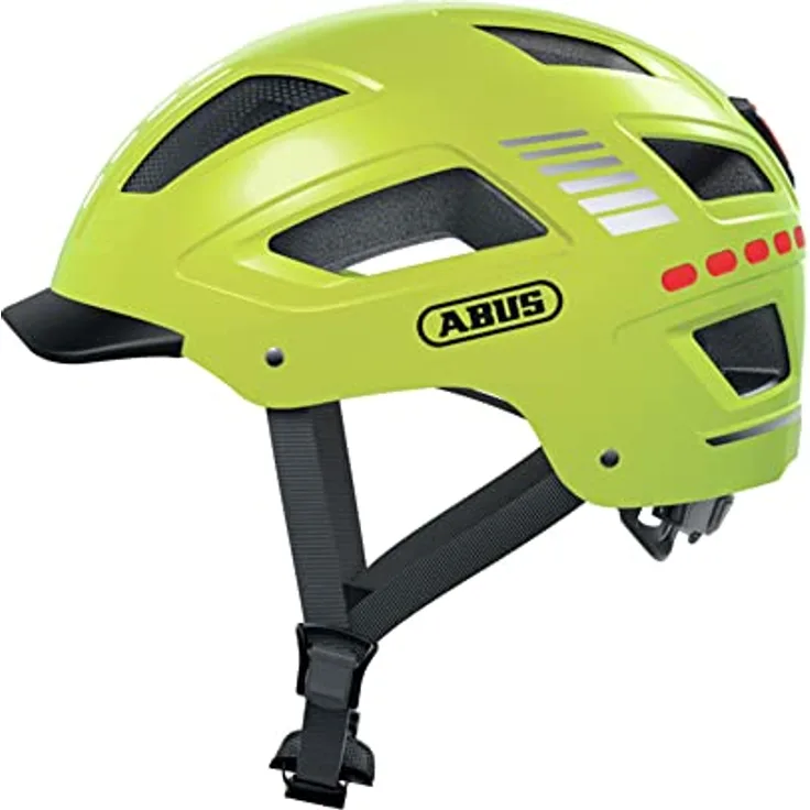 fahrradhelm billig Abus Hyban 2.0 Mips Velvet Black mit LED-Rücklicht liquidacion Farbe:Black Olive L KTM ZEG VENETO LIGHT