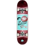 MOB SKATEBOARDS Bubble 7.75 - Komplettboard 31.75 x 7.75 Zoll - Ahornholz - fertig montiert - Skateboard für Jugendliche, Erwachsene, Anfänger und Profis - Rot