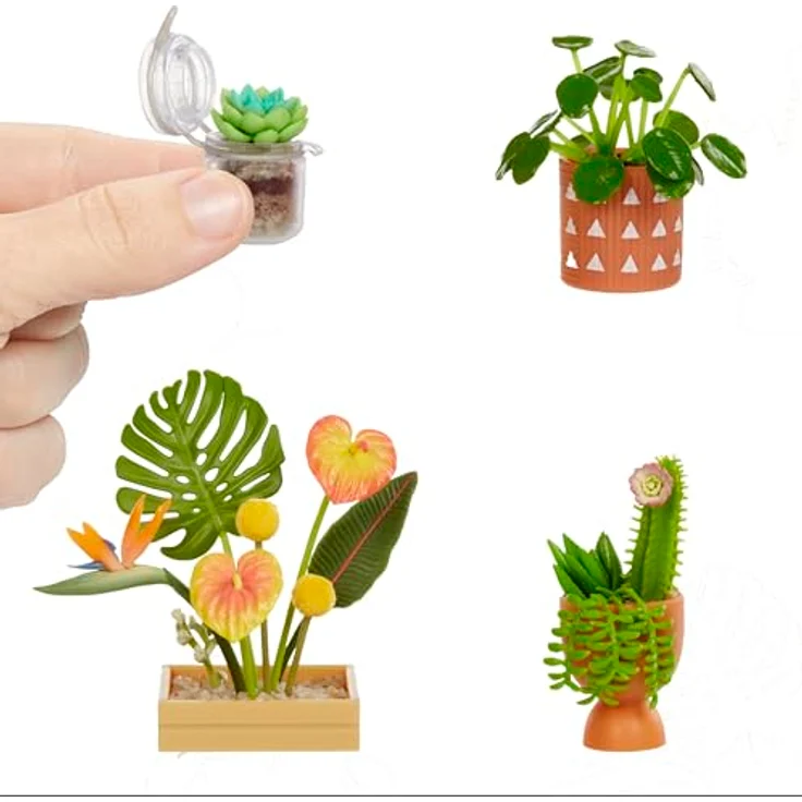 MGA ENTERTAINMENT Kreativset MGA's Miniverse - Make It Mini Botanicals, Multipack mit über 60 Teilen zum Bauen und Gestalten von Pflanzen, Blumen, Obst und Gemüse – Bild 6