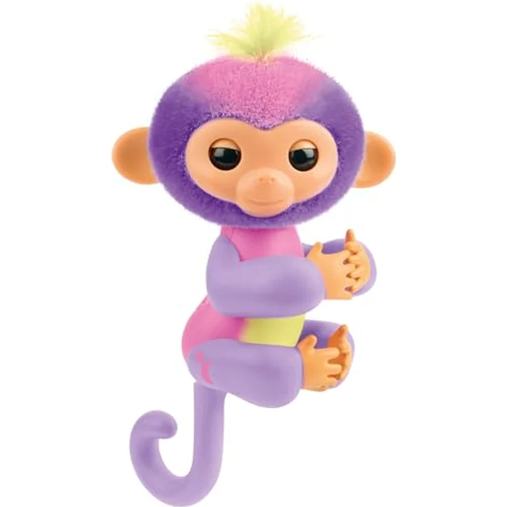 Lansay Fingerlings – Magic Moods Elise – Interaktives Plüschtier mit 70 Geräuschen und Reaktionen, für Kinder ab 5 Jahren, Affe, Batterie enthalten – Bild 3