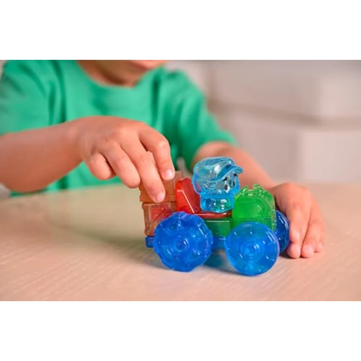 Jelly Blox Farm Set, Sensorisches Spielzeug mit 18 weichen Bauernhoftieren und -figuren, für Kinder ab 2 Jahren – Bild 3