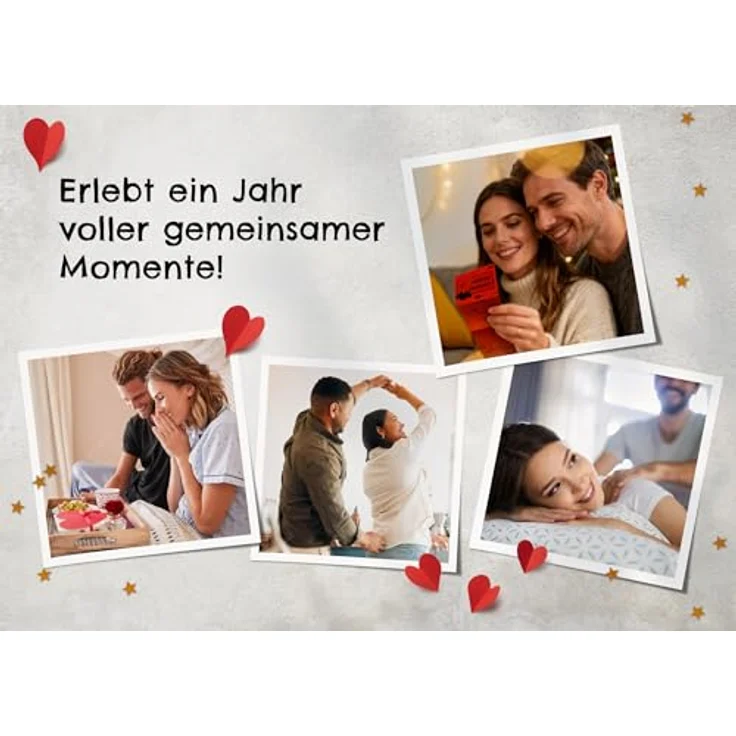 Gutschein Box für Paare I Paar-Geschenk für Männer und Frauen zum Valentinstag I Geschenkidee mit viel Liebe für Partner & Partnerin I Besondere Überraschung für Ehemann, Ehefrau, Freund, Freundin – Bild 3