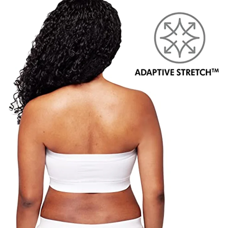 Medela Hands-free Abpump-Bustier von Medela | Abpump-BH für bequemes Abpumpen mit dem Material Adaptive Stretch für eine perfekte Passform Weiß XL – Bild 2