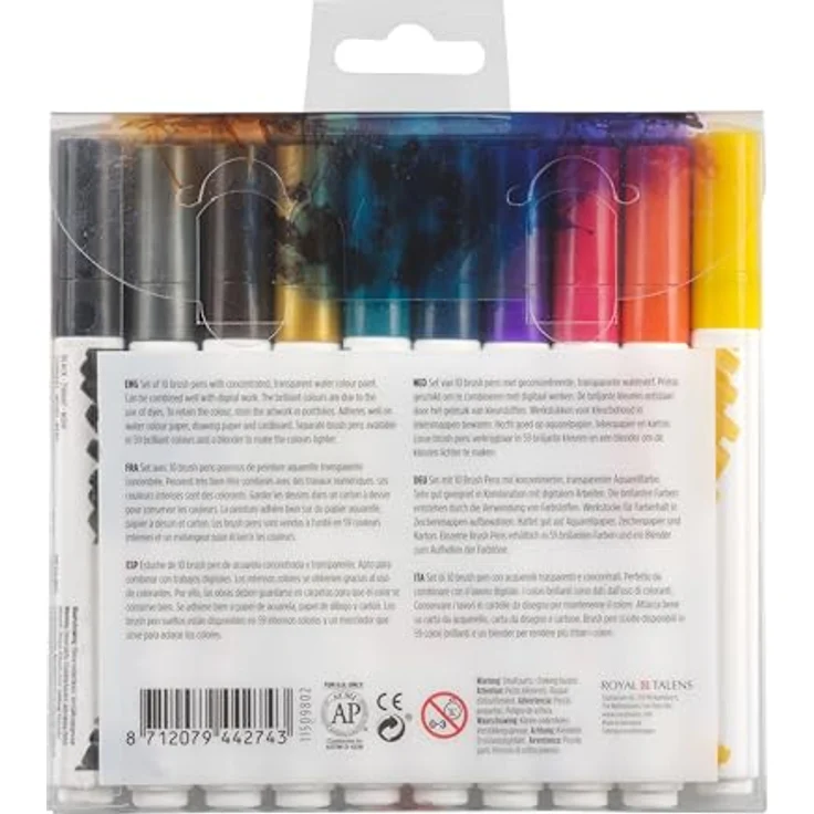 Ecoline Brush pen set Dark 10 colours – Bild 3