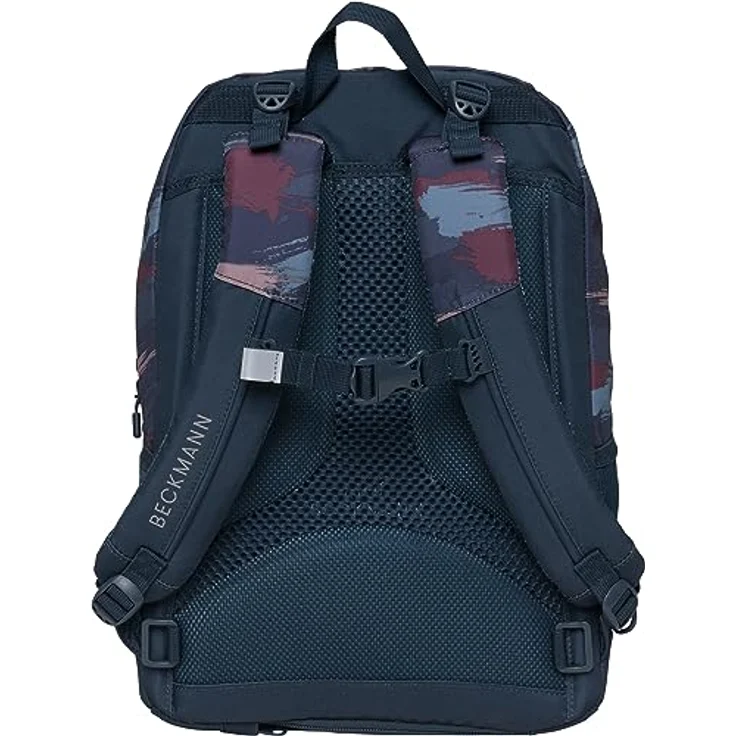 Beckmann Norway Schulrucksack Sport Jr. im Blau-Bürstendesign, Polyester-Material für den Casual-Stil – Bild 6