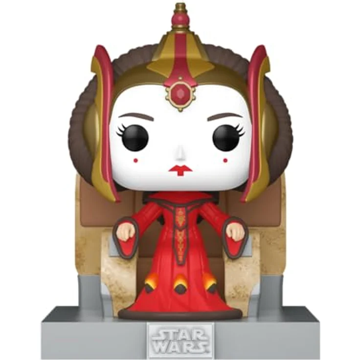Funko POP! Deluxe: Star Wars Episode 1 The Phantom Menace Anniversary - Padmé Amidala On Throne - Vinyl-Sammelfigur - Geschenkidee - Offizielle Handelswaren - Spielzeug Für Kinder und Erwachsene – Bild 2