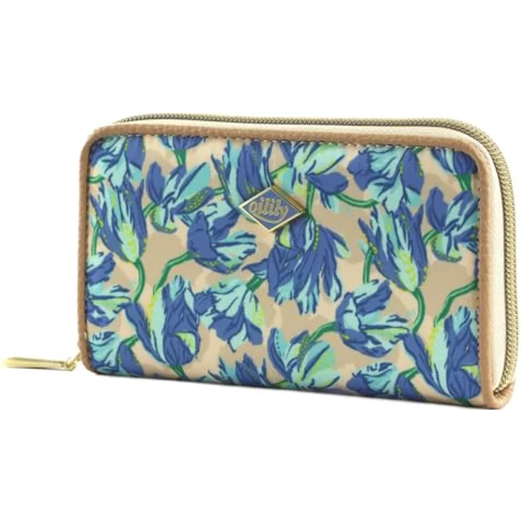 Oilily Zana Geldbörse, Kinderportemonnaie aus 100% Polyester, 16 cm x 9.5 cm x 2.5 cm, blau – Bild 1