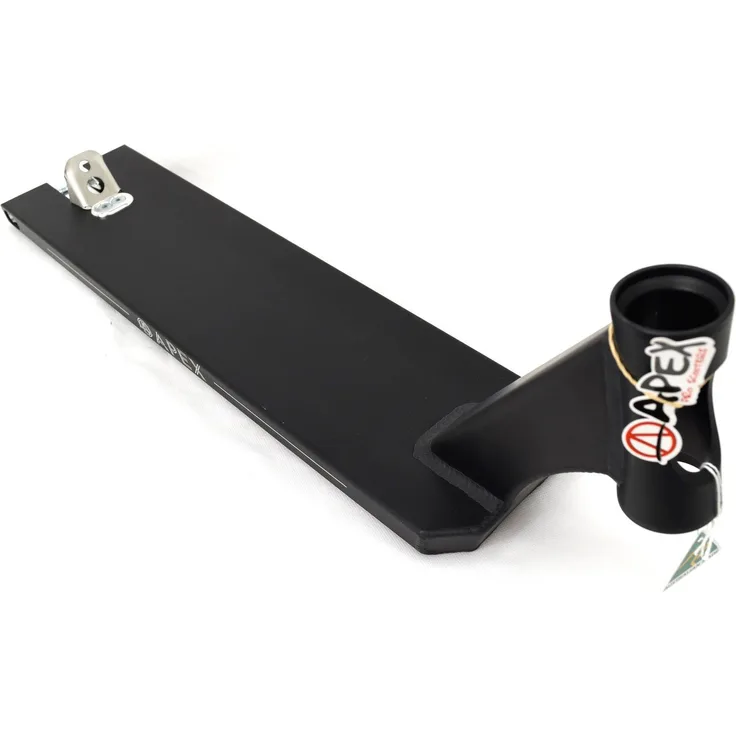 Apex Stuntscooter Apex Pro Stunt-Scooter Deck 620 (53cm) schwarz 5'' Box Cut, Aluminium 6082 Deck, Limited Editions mit Produktionsnummerstempel