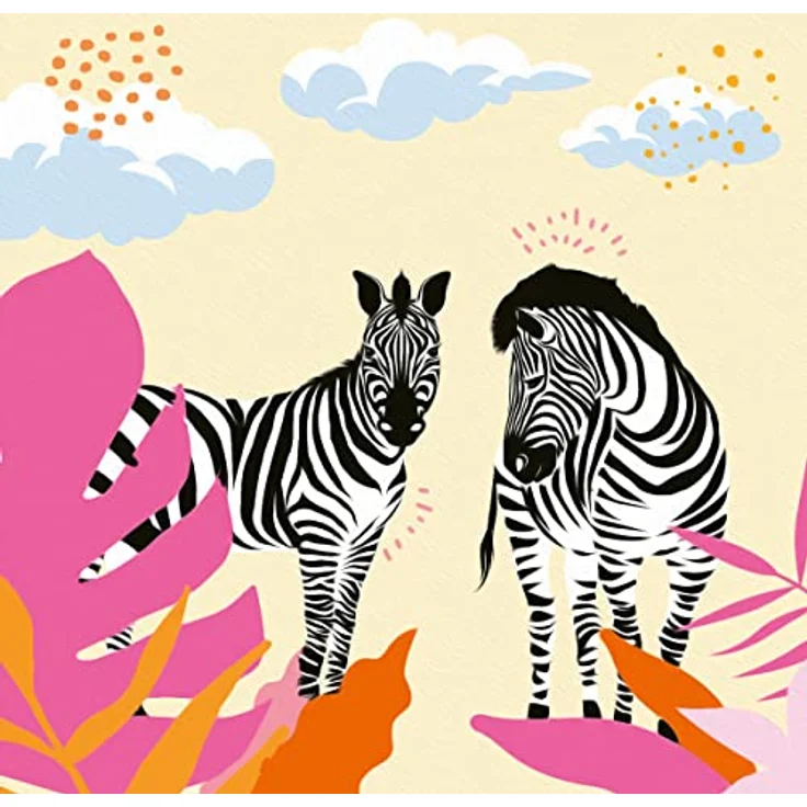 Ravensburger CreArt - Malen nach Zahlen 23666 - Zebra - ab 12 Jahren – Bild 2