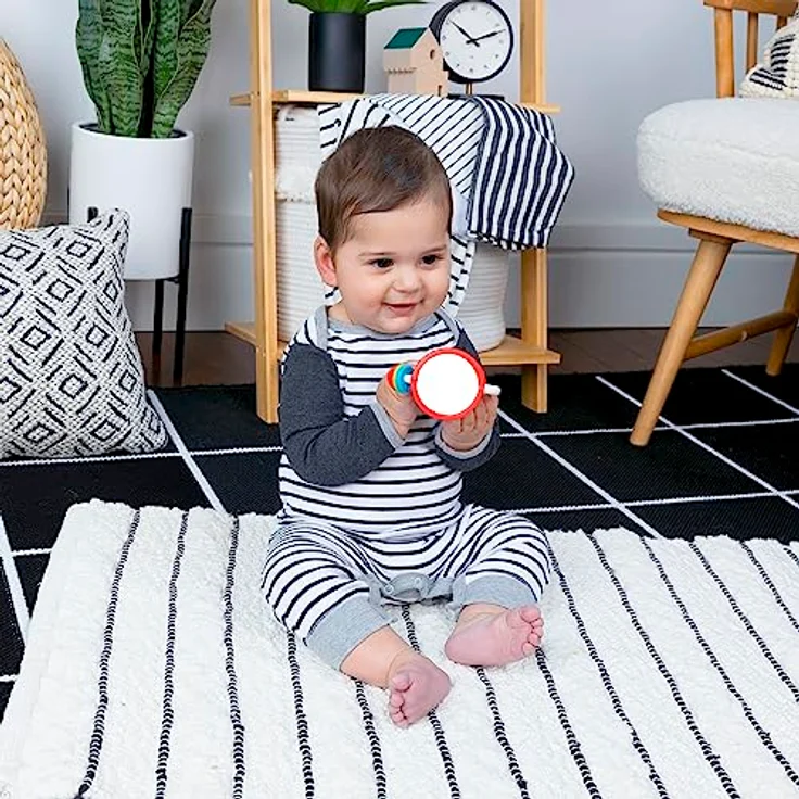 Baby Einstein Rattle Cal's Sensory Shake-up™, Aktivitätsrassel für sensorische Stimulation – Bild 8