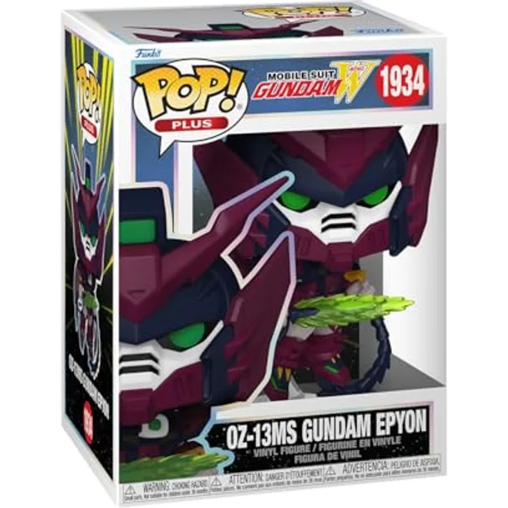 Funko Pop! Plus Gundam Epyon, Vinyl-Sammelfigur, 9,5 cm, für Mobile Suit Gundam Wing Fans, offizielles Merchandise