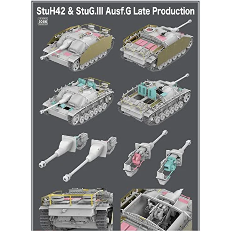Rye Field Model StuH42 & StuG.III Ausf.G Late Production, Modellfahrzeug im Maßstab mit detaillierter Bauweise – Bild 3