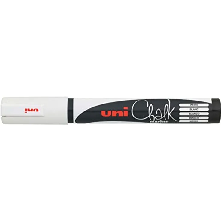 uni-ball Kreidemarker PWE-5M, weiß, Rundspitze, 1 Stück