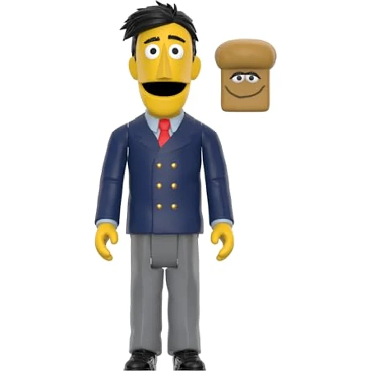 Super7 Reaction Sesamstraße Guy Smiley, 9,5 cm Actionfigur mit 5 Gelenkpunkten und Zubehör – Bild 2