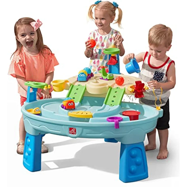 Step2 Ball Buddies Wasserspieltisch mit Bällen | Wassertisch mit 23-teiligem Zubehörset | Garten Wasser Spieltisch für Kinder oder Indoor Bälle Tisch. – Bild 2