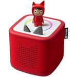 Tonies Toniebox 2 Starterset inkl. Kreativ-Tonie, WLAN-fähig, robust & interaktiv, rot
