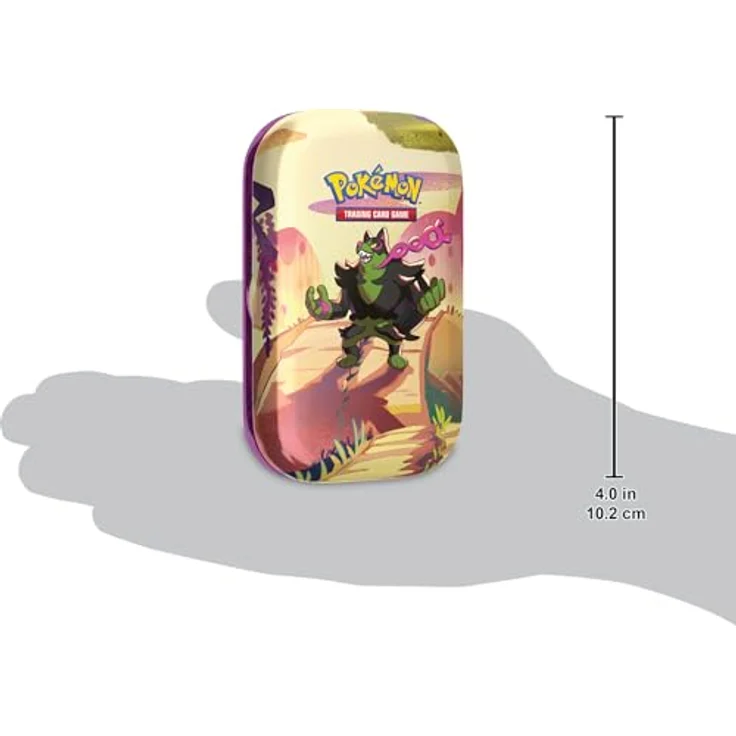 Pokémon -Sammelkartenspiel: Mini-Tin-Box Karmesin & Purpur - Nebel der Sagen - Boninu (2 Boosterpacks & 1 Stickerbogen) – Bild 4