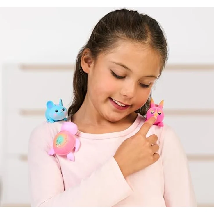 LITTLE LIVE PETS NeeDees 3er-Pack, Elektronische Haustiere Serie 2 mit interaktiven Funktionen, Candy-Serie – Bild 7