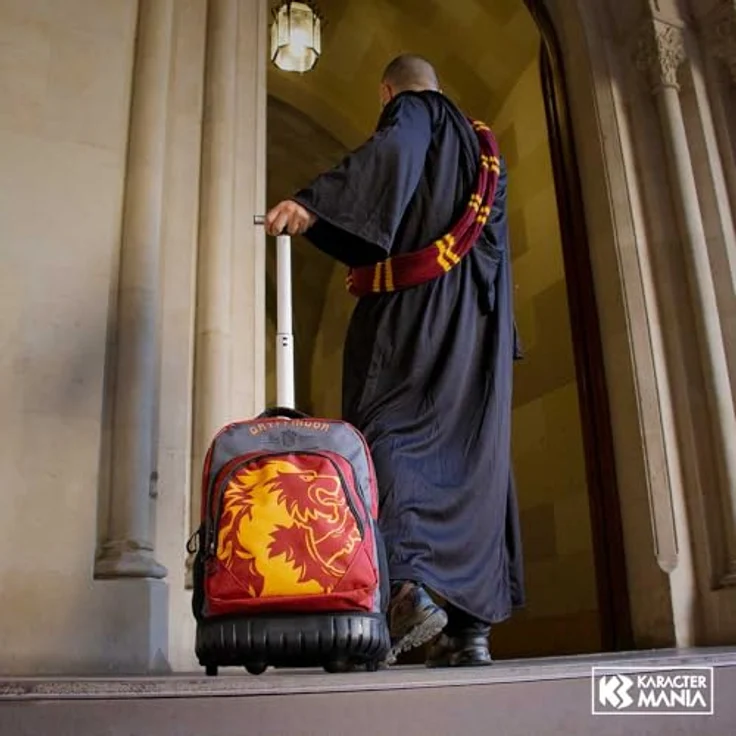 Karactermania Schulrucksack One Piece Ruffy "Luffy Gear 5", Trolley-Rucksack mit praktischen Rollen, 39L Volumen, 2 Hauptfächer, gepolsterte Tasche für elektronische Geräte, 47 cm hoch – Bild 9