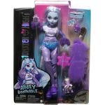 Mattel® Anziehpuppe Mattel HNF64 - Monster High Abbey Bominable Puppe, beweglich mit Zubehör und Wollmammut Tundra, ab 4 Jahren