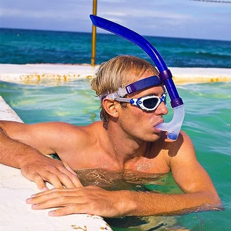 Zoggs Centre Line Snorkel, Trainingshilfe, Orange Einheitsgröße – Bild 3