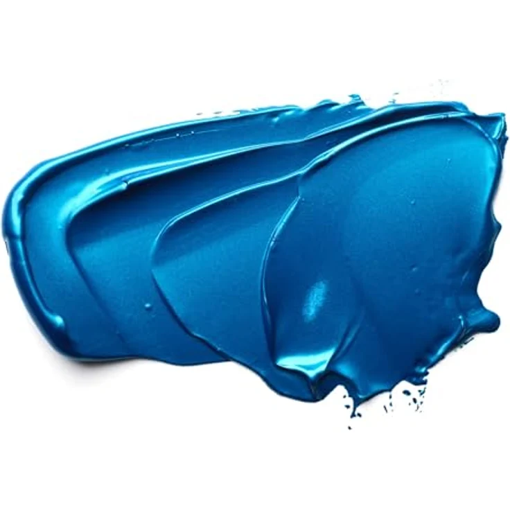 Liquitex Basics Acrylfarbe 1058341, Metallic Blau, 22 ml Tube, lichtecht, mittlere Viskosität, seidenglänzend, monopigmentiert, Archivqualität – Bild 4