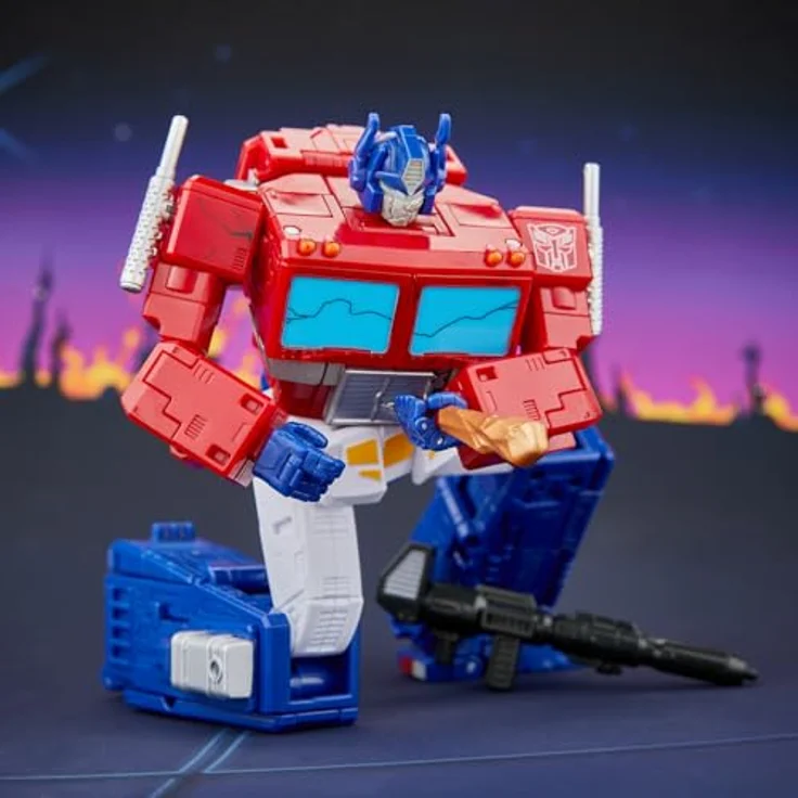 Hasbro The Transformers: The Movie Studio Series Leader Class Actionfigur MTMTE Collection, Optimus Prime, 18 cm, mit Leadership Matrix und Blaster, 40 Schritte Verwandlung – Bild 17