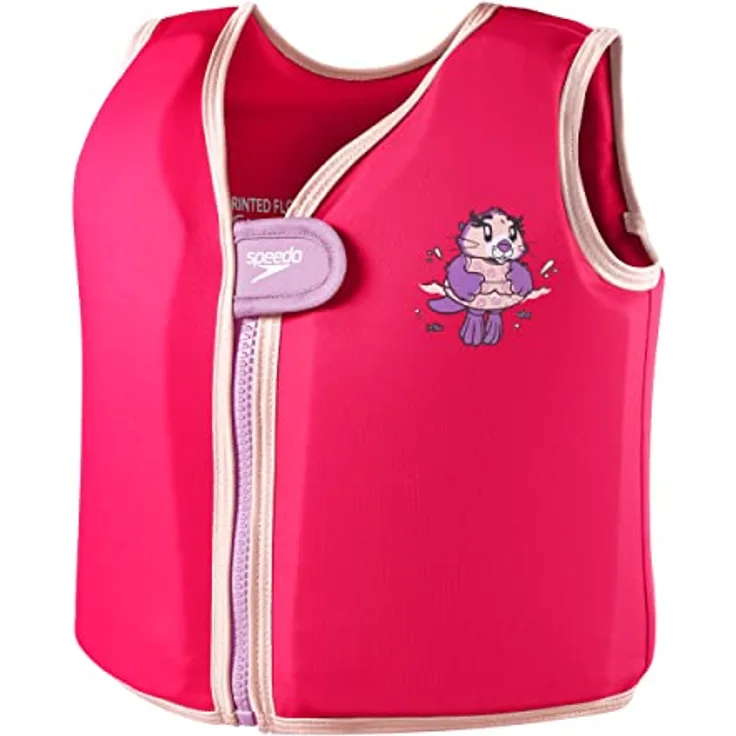 Speedo Kleinkinder Schwimmweste Aria Miami Lilac/Sweet Taro, Auftriebshilfe zum Schwimmen lernen, 1-2 Jahre
