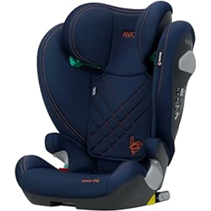 Avova Sora-Fix i-Size, Kindersitz ab 3,5 Jahre bis 12 Jahre (100 cm - 150 cm), mit Isofix, 5,5 kg, River Blue – Bild 2