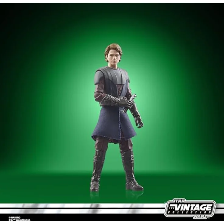 Star Wars The Vintage Collection Anakin Skywalker Action-Figur, 9,5 cm mit Lichtschwert und Kenner Verpackung – Bild 4
