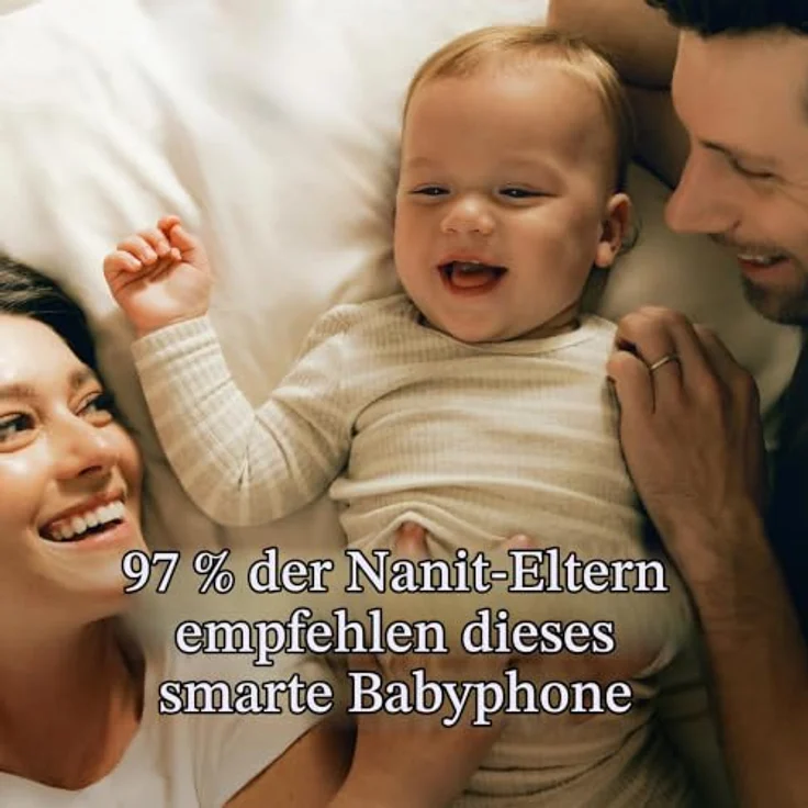 Nanit Pro Kamera Babyphone Komplettset, Bodenständer, Atemüberwachungsband, 130° HD-Kamera, Zwei-Wege-Audio, 12 Monate Insights – Bild 12