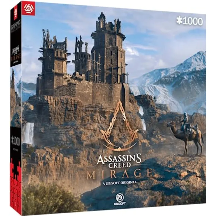 Good Loot GDL24347 Assassin's Creed Mirage Puzzle, 1000 pcs, Spectacular Graphics, Special Collection, Solid Structure, Canvas effect, 68.3 x 48 cm, European Union制造, Age 12+