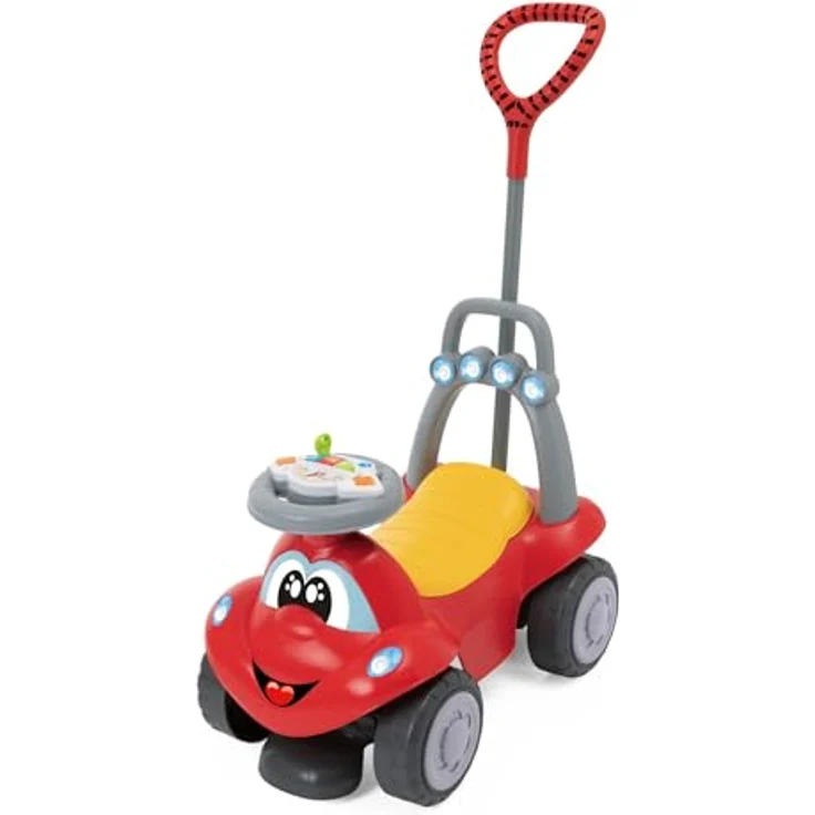 Chicco Ride-Along Billy Quattro, Mitfahrendes Kinderauto, 4in1 Spielmodi, Schaukelfunktion, erste Schritte und Mitfahren, elektronisches Lenkradmodul mit Lichtern und Geräuschen, 9-36 Monate, grün – Bild 3