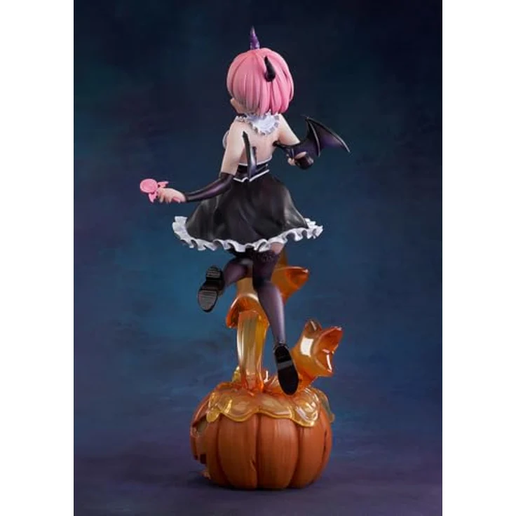 Kadokawa Re:ZERO -Starting Life in Another World- PVC Statue 1/7 Ram: Phantom Night Wizard Ver. 26 cm, detailreiche Sammelfigur in klassischer Fenster-Box – Bild 10