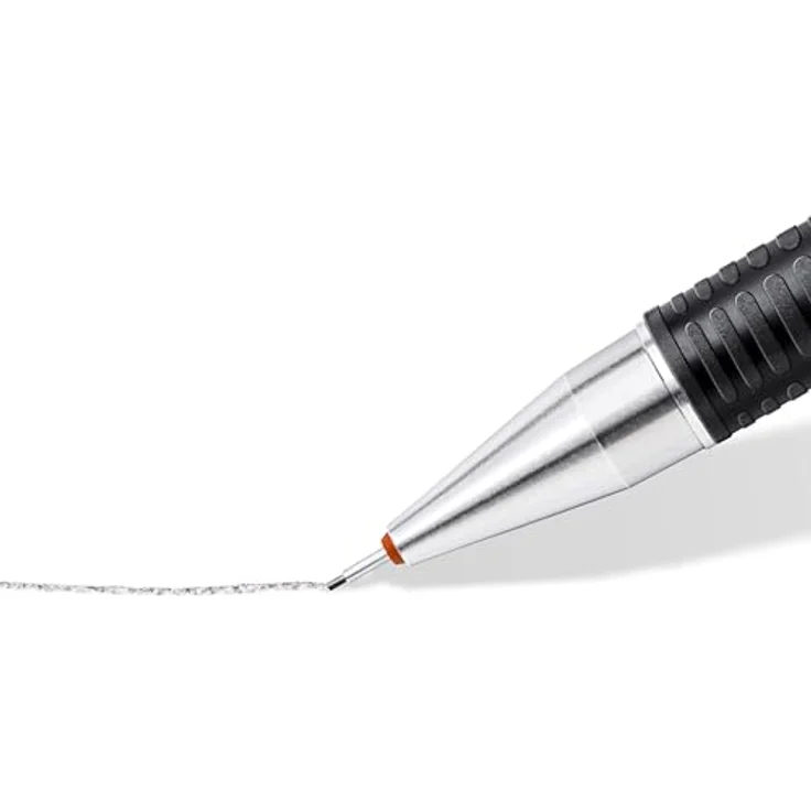 STAEDTLER Marsmicro 775, Feinminenbleistift 0,5 mm mit versenkbarer Mine, blauer Kunststoffschaft und rutschfester Griffzone – Bild 2