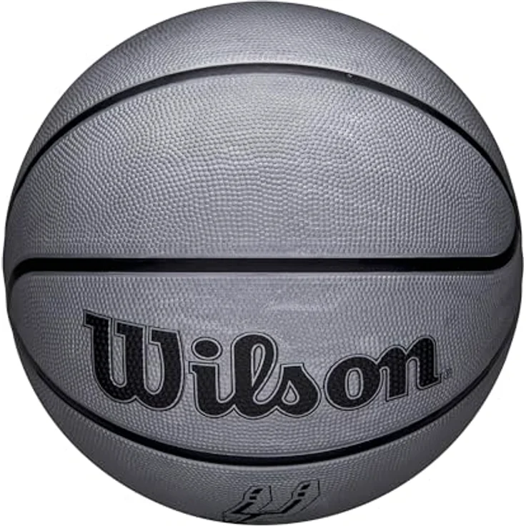 Wilson NBA Team Tribute Solid Basketball, San Antonio Spurs, dreischichtige Karkasse mit eingearbeitetem Design – Bild 5