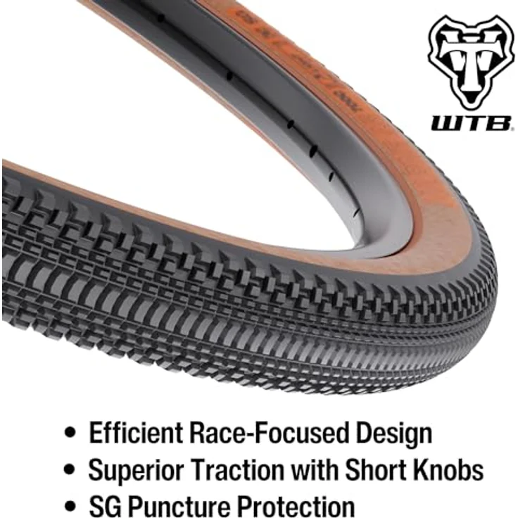 WTB Vulpine TCS Light Fast Rolling SG2 Tubeless Gravel Reifen, 700x45, geeignet für Kinderfahrräder, Blumenmuster – Bild 2