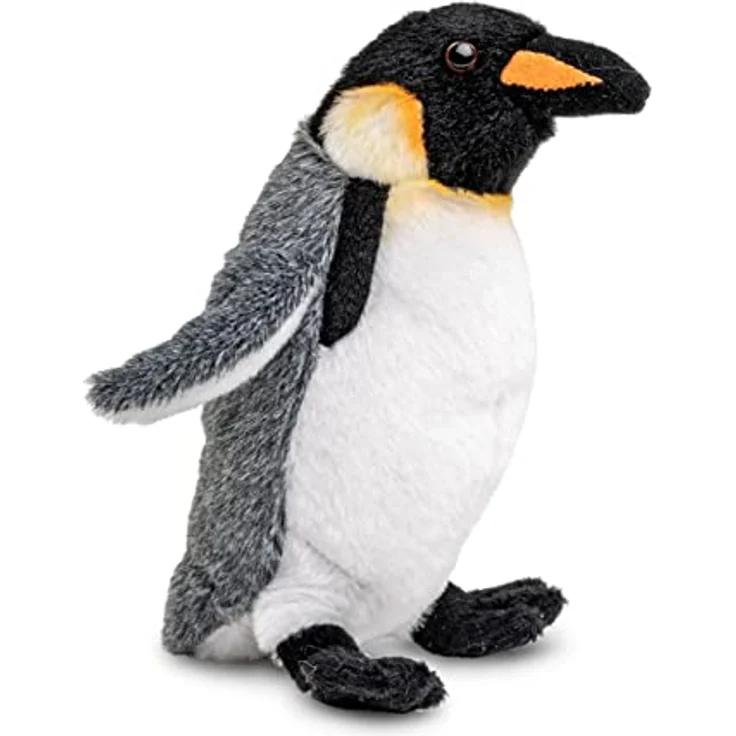 Uni-Toys Kuscheltier Kaiserpinguin - 19 cm (Höhe) - Plüsch-Vogel, Pinguin - Plüschtier, lebensecht und kuschelweich - ideal zum Spielen und Dekorieren – Bild 2