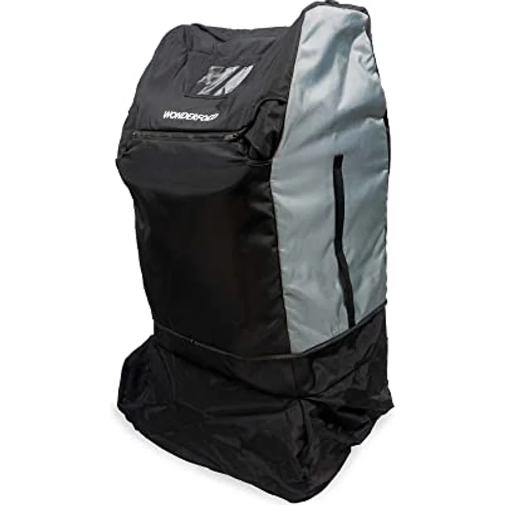 WonderFold Reiseschutz KinderVan W2, Reiseabdeckung mit Aufbewahrungstaschen und Radabdeckung, schwarz – Bild 4