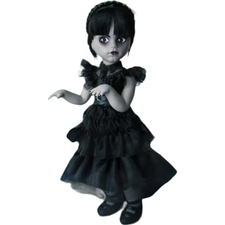 MEZCO Living Dead Dolls Presents Dancing Wednesday Puppe, 25 cm, aus Kunststoff mit Stoffkleidung