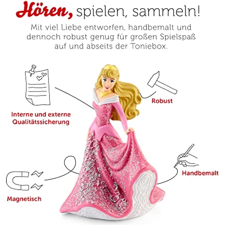 tonies Hörfiguren für Toniebox, Disney Dornröschen, Hörspiel mit Liedern für Kinder ab 4 Jahren, Spielzeit ca. 58 Minuten – Bild 3