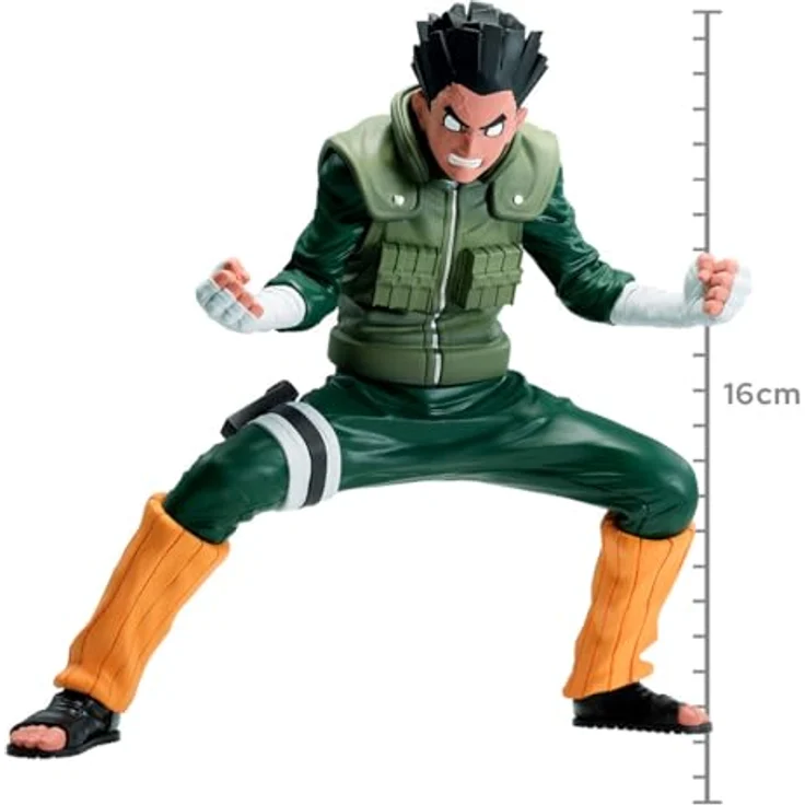 Banpresto BP88558P Rock Lee II Actionfigur Naruto Shippuden, Vibration Stars, 16 cm, mehrfarbig, Sammelfigur aus PVC – Bild 3