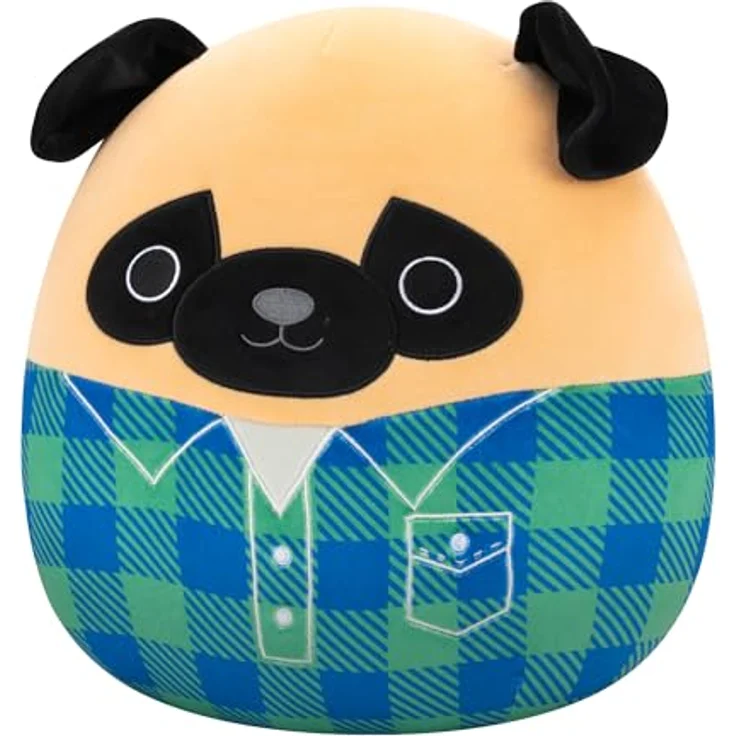 Squishmallows SQCR06622 - Prince der Mops 30 cm, offizielles Jazwares Plüsch, superweiches Kuscheltier – Bild 2