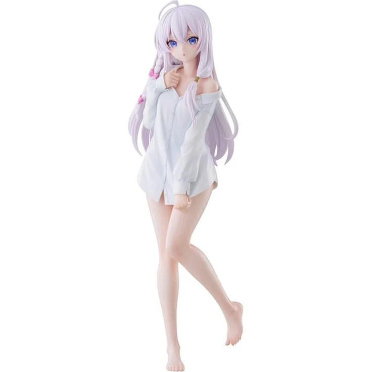 FuRyu Wandering Witch: The Journey of Elaina Tenitol PVC Statue, 30 cm, detailreiche Elaina Shirt Ver. Figur