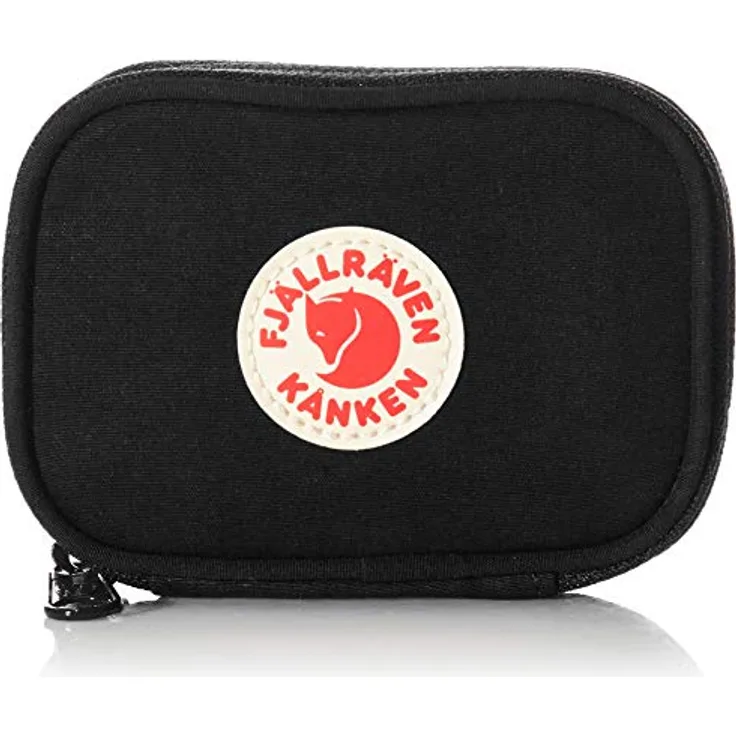 Fjällräven Kanken Card Wallet, Geldbörse aus 100% Polyester, 11.5 cm x 2.5 cm x 9 cm, schwarz